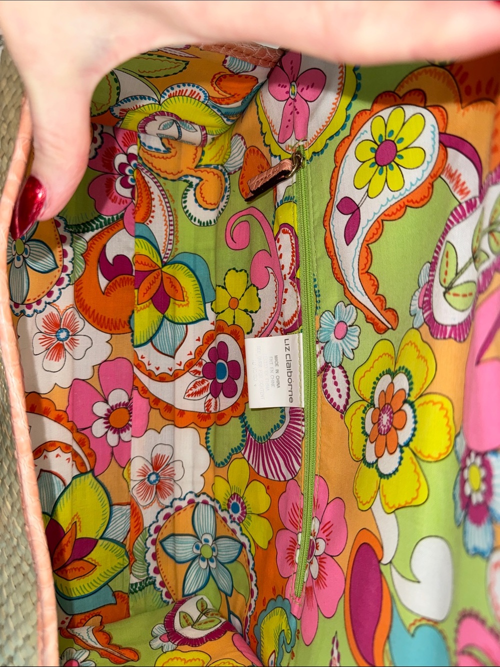 Vintage Liz Claiborne Great Expectations Y2K Barrel Shoulder Bag - Picture 3 of 7